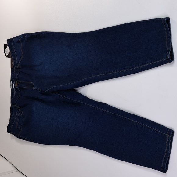 New AVA & VIV Skinny Dark Wash Stretch Blue Jeans Size 22W Inseam 27.5 - Picture 10 of 16